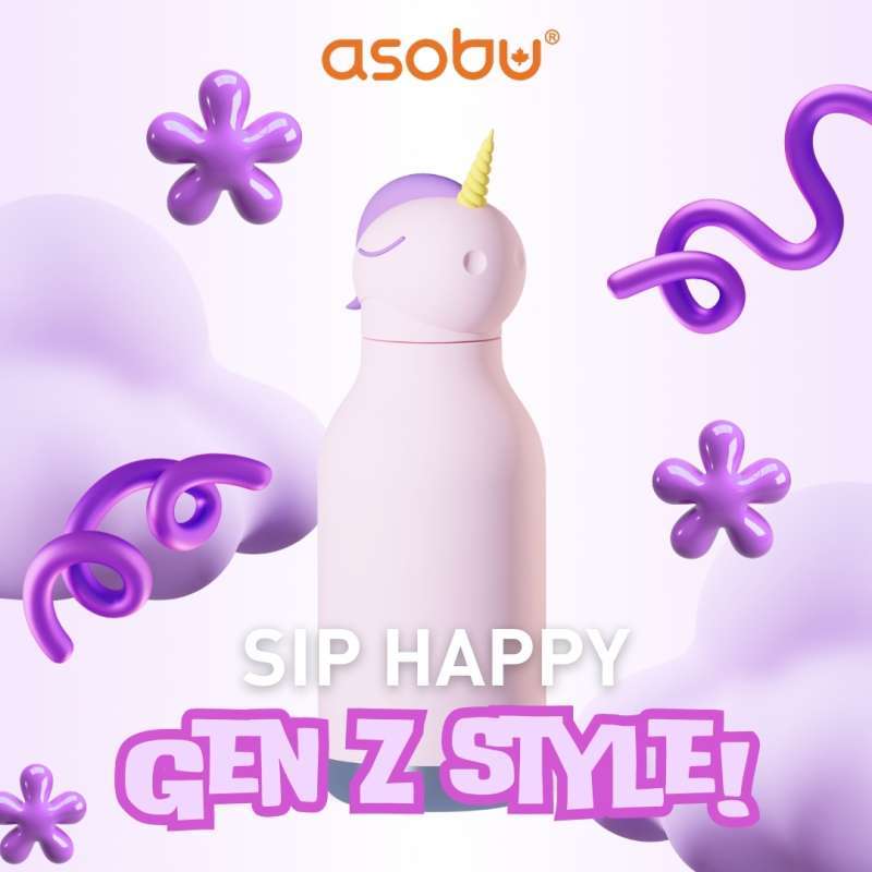 ASOBU Bestie Bottle 460ML – Unicorn