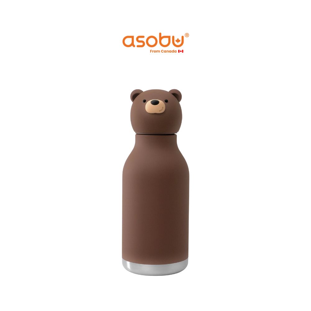 ASOBU BESTIE BOTTLE BROWN BEAR 460ML SBV44