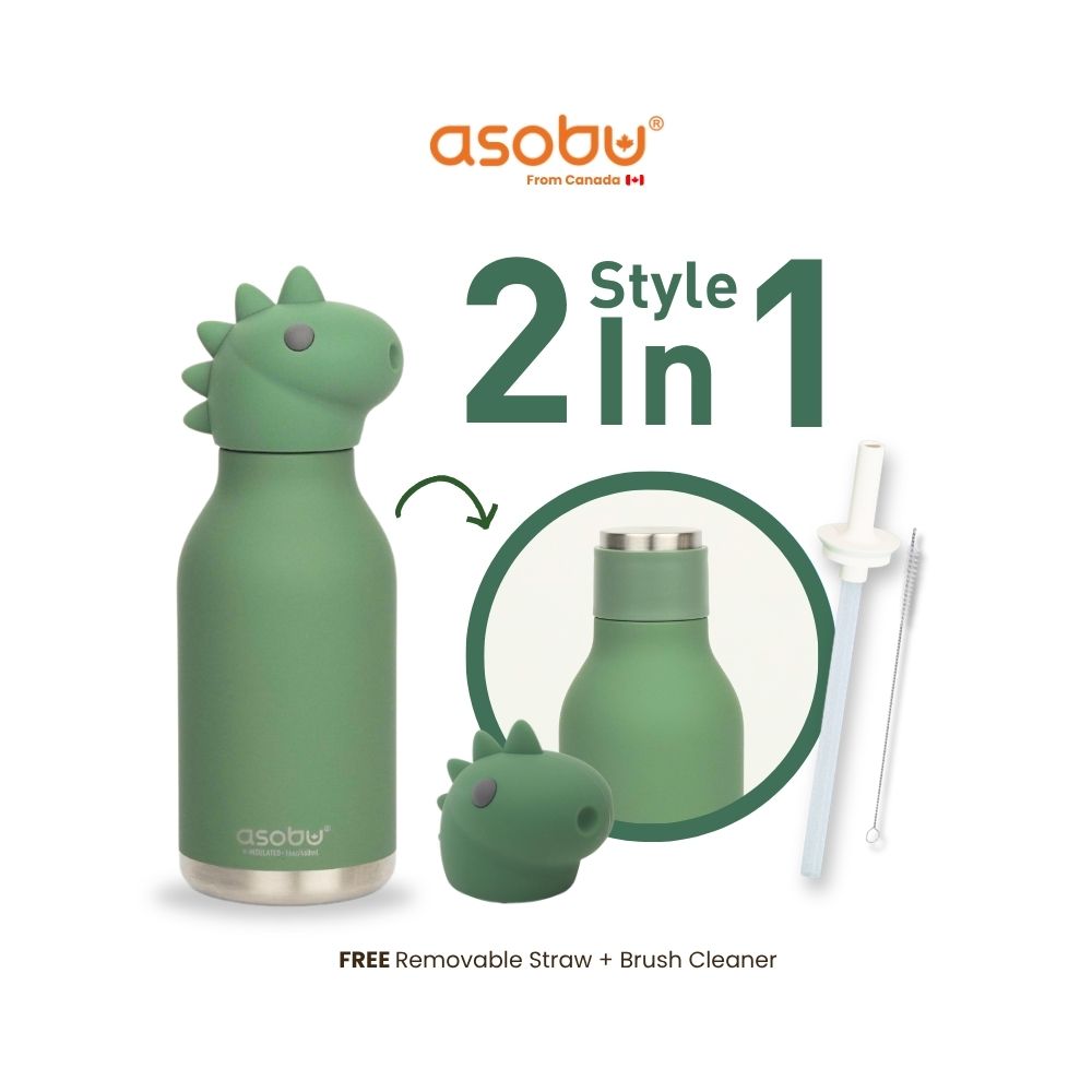 ASOBU Bestie Bottle 460ML – Dinosaur