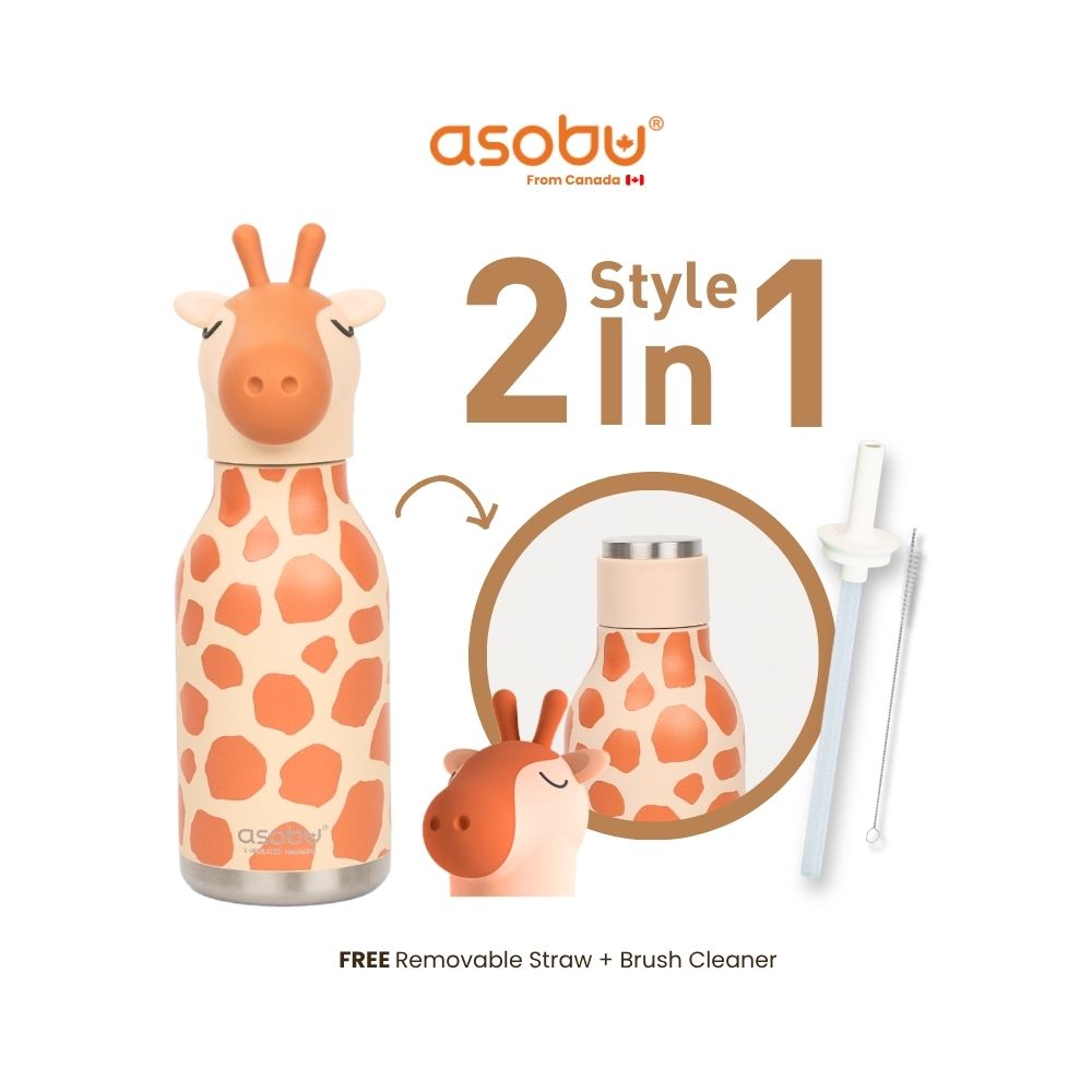 ASOBU Bestie Bottle 460ML – Giraffe