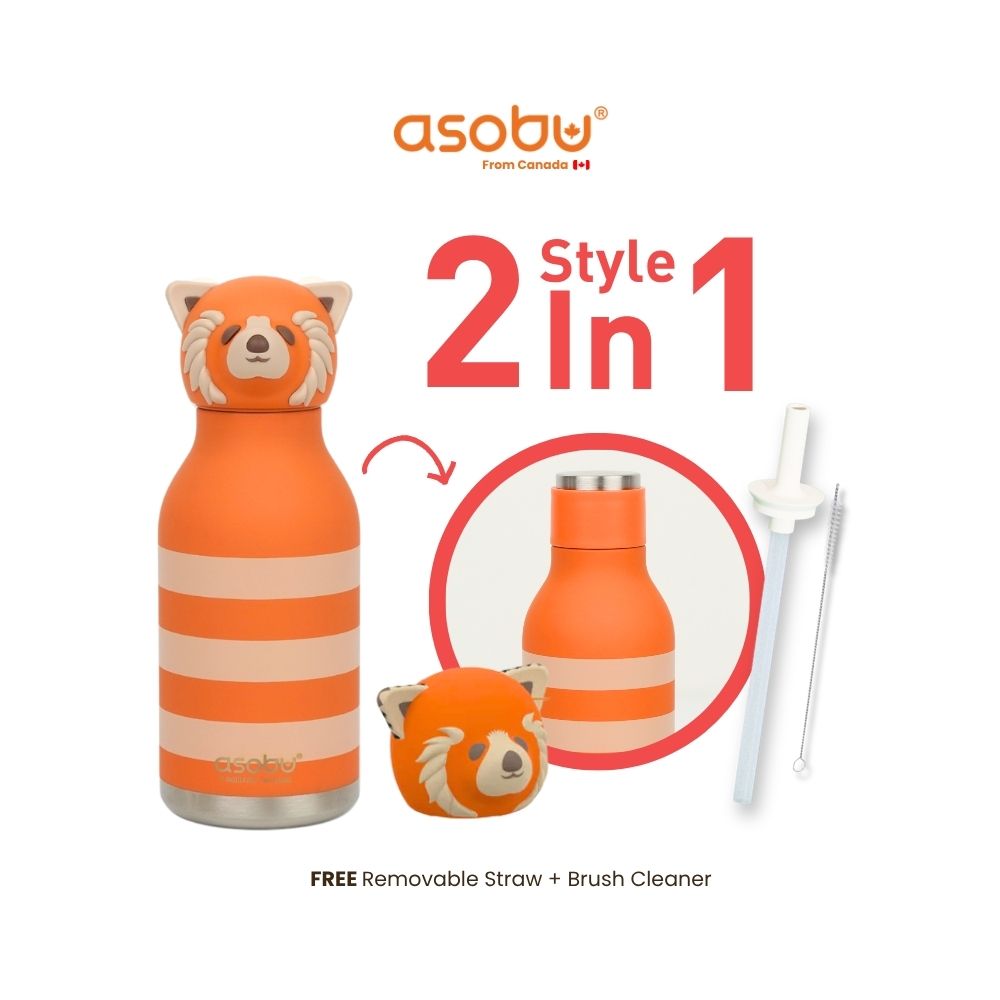 ASOBU Bestie Bottle 460ML – Red Panda