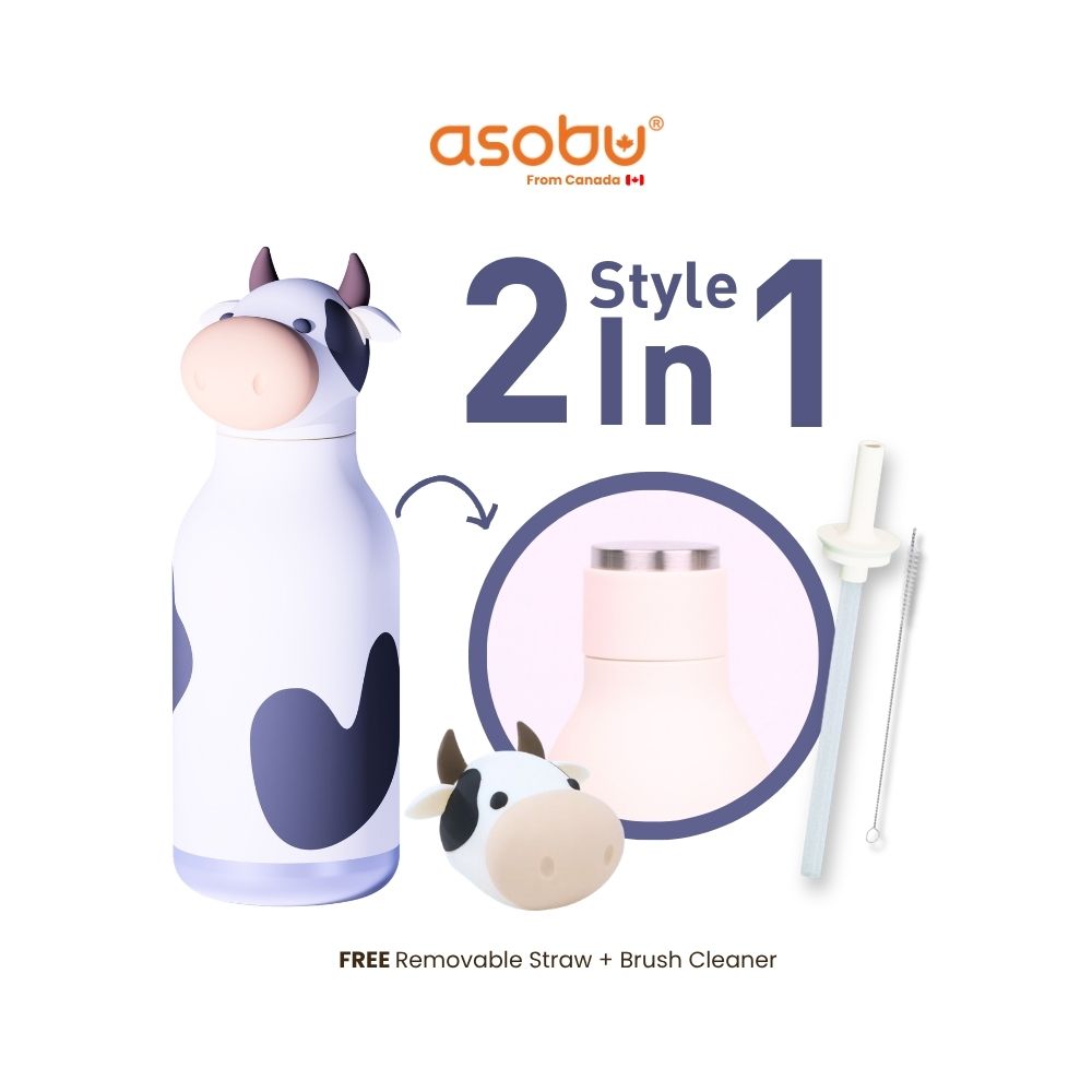ASOBU BESTIE BOTTLE BESTIE COW 460ML SBV44