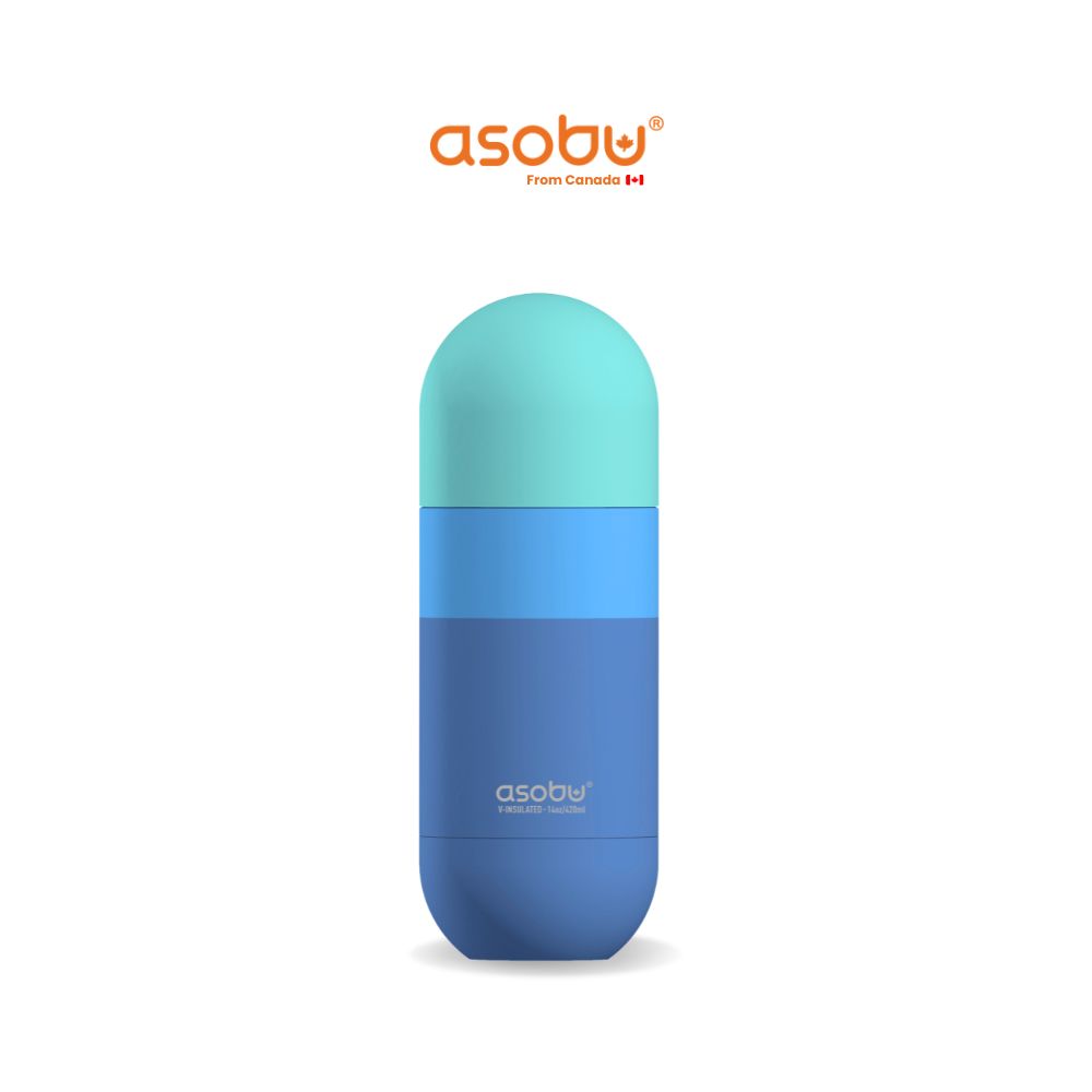 ASOBU Orb Bottle 420ML – Pastel Blue Puramic
