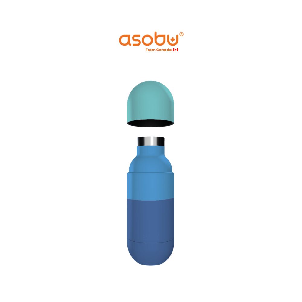 ASOBU Orb Bottle 420ML – Pastel Blue Puramic